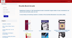 Desktop Screenshot of gouldsbooks.com