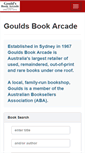 Mobile Screenshot of gouldsbooks.com