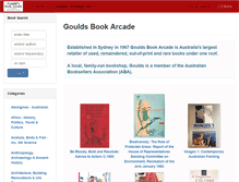 Tablet Screenshot of gouldsbooks.com